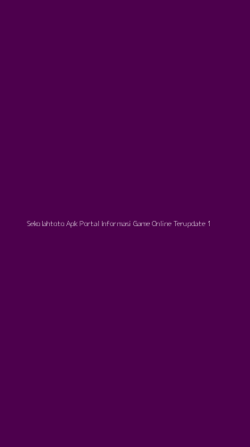 Tampilan Antarmuka Aplikasi Sekolahtoto Apk Portal Informasi Game Online Terupdate - 1