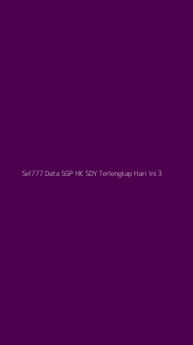 Tampilan Antarmuka Aplikasi Sel777 Data Sgp Hk Sdy Terlengkap Hari Ini - 3
