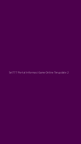 Tampilan Antarmuka Aplikasi Sel777 Portal Informasi Game Online Terupdate - 2