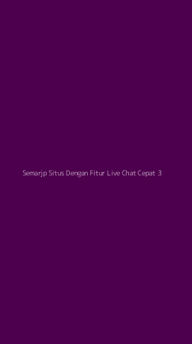 Tampilan Antarmuka Aplikasi Semarjp Situs Dengan Fitur Live Chat Cepat - 3