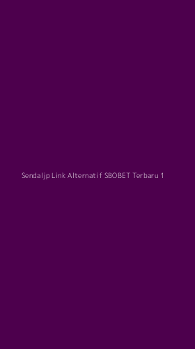 Tampilan Antarmuka Aplikasi Sendaljp Link Alternatif Sbobet Terbaru - 1