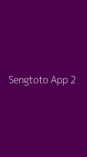 Tampilan Antarmuka Aplikasi Sengtoto App - 2
