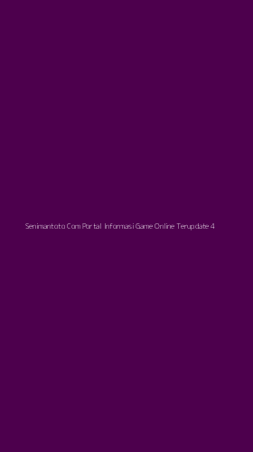 Tampilan Antarmuka Aplikasi Senimantoto Com Portal Informasi Game Online Terupdate - 4