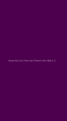 Tampilan Antarmuka Aplikasi Senior4d Link Alternatif Resmi Anti Blokir - 2