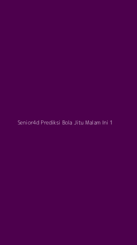 Tampilan Antarmuka Aplikasi Senior4d Prediksi Bola Jitu Malam Ini - 1