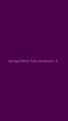 Tampilan Antarmuka Aplikasi Seniqq Editor Foto Aesthetic - 3