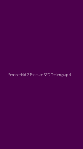 Tampilan Antarmuka Aplikasi Senopati4d 2 Panduan Seo Terlengkap - 4