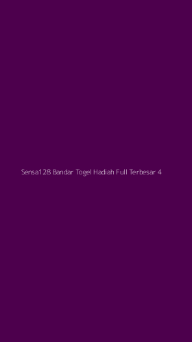 Tampilan Antarmuka Aplikasi Sensa128 Bandar Togel Hadiah Full Terbesar - 4