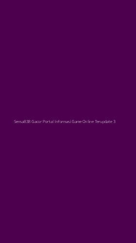 Tampilan Antarmuka Aplikasi Sensa838 Gacor Portal Informasi Game Online Terupdate - 3