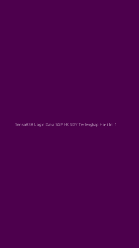 Tampilan Antarmuka Aplikasi Sensa838 Login Data Sgp Hk Sdy Terlengkap Hari Ini - 1