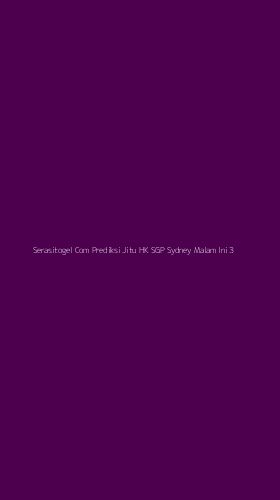 Tampilan Antarmuka Aplikasi Serasitogel Com Prediksi Jitu Hk Sgp Sydney Malam Ini - 3