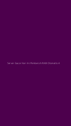 Tampilan Antarmuka Aplikasi Server Gacor Hari Ini Pembersih Ram Otomatis - 4