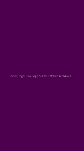Tampilan Antarmuka Aplikasi Server Togel Link Login Sbobet Mobile Terbaru - 3
