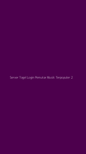 Tampilan Antarmuka Aplikasi Server Togel Login Pemutar Musik Terpopuler - 2