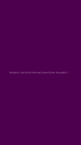Tampilan Antarmuka Aplikasi Setiatoto Link Portal Informasi Game Online Terupdate - 2