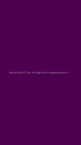 Tampilan Antarmuka Aplikasi Sexytoto Rtp Rtp Slot Tertinggi Hari Ini Gampang Maxwin - 4