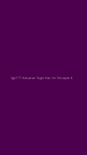 Tampilan Antarmuka Aplikasi Sgo777 Keluaran Togel Hari Ini Tercepat - 4