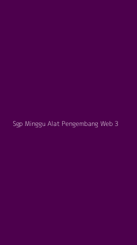 Tampilan Antarmuka Aplikasi Sgp Minggu Alat Pengembang Web - 3