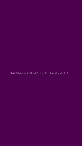 Tampilan Antarmuka Aplikasi Shio Kelelawar Aplikasi Daftar Slot Resmi Android - 2