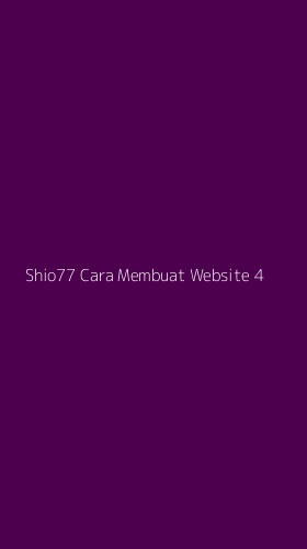 Tampilan Antarmuka Aplikasi Shio77 Cara Membuat Website - 4