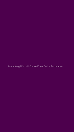 Tampilan Antarmuka Aplikasi Shiokambing3 Portal Informasi Game Online Terupdate - 4