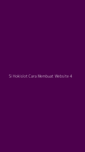 Tampilan Antarmuka Aplikasi Si Hokislot Cara Membuat Website - 4