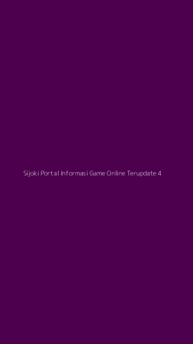 Tampilan Antarmuka Aplikasi Sijoki Portal Informasi Game Online Terupdate - 4