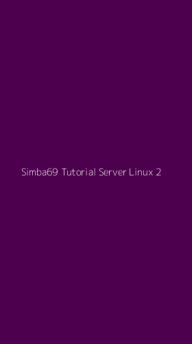 Tampilan Antarmuka Aplikasi Simba69 Tutorial Server Linux - 2
