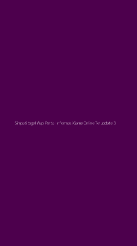Tampilan Antarmuka Aplikasi Simpatitogel Wap Portal Informasi Game Online Terupdate - 3