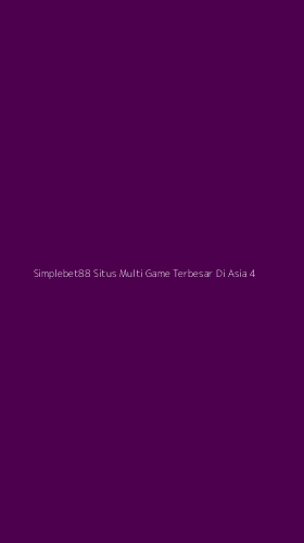 Tampilan Antarmuka Aplikasi Simplebet88 Situs Multi Game Terbesar Di Asia - 4