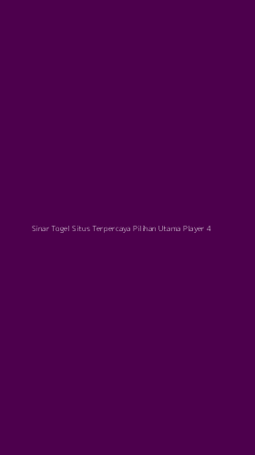 Tampilan Antarmuka Aplikasi Sinar Togel Situs Terpercaya Pilihan Utama Player - 4