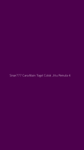 Tampilan Antarmuka Aplikasi Sinar777 Cara Main Togel Colok Jitu Pemula - 4