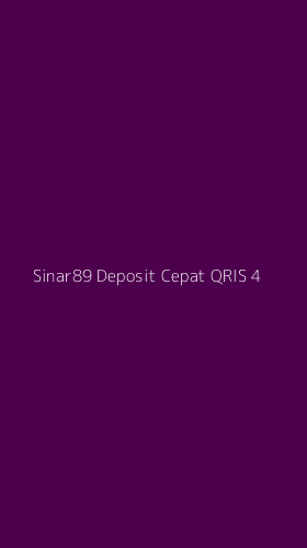 Tampilan Antarmuka Aplikasi Sinar89 Deposit Cepat Qris - 4
