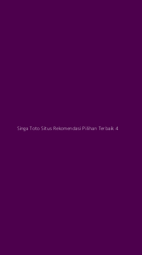 Tampilan Antarmuka Aplikasi Singa Toto Situs Rekomendasi Pilihan Terbaik - 4