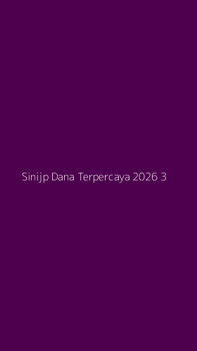 Tampilan Antarmuka Aplikasi Sinijp Dana Terpercaya 2026 - 3