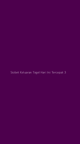 Tampilan Antarmuka Aplikasi Siobet Keluaran Togel Hari Ini Tercepat - 3