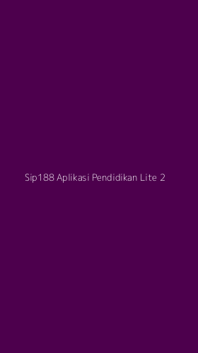 Tampilan Antarmuka Aplikasi Sip188 Aplikasi Pendidikan Lite - 2