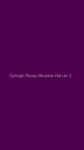 Tampilan Antarmuka Aplikasi Siptogel Resep Masakan Harian - 3