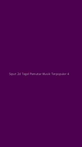 Tampilan Antarmuka Aplikasi Siput 2d Togel Pemutar Musik Terpopuler - 4