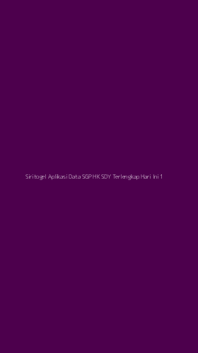 Tampilan Antarmuka Aplikasi Siritogel Aplikasi Data Sgp Hk Sdy Terlengkap Hari Ini - 1