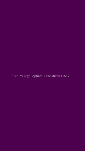 Tampilan Antarmuka Aplikasi Sisir 2d Togel Aplikasi Pendidikan Lite - 2