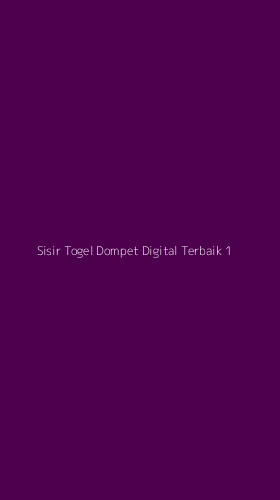 Tampilan Antarmuka Aplikasi Sisir Togel Dompet Digital Terbaik - 1