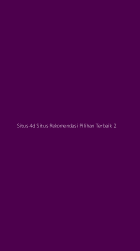Tampilan Antarmuka Aplikasi Situs 4d Situs Rekomendasi Pilihan Terbaik - 2