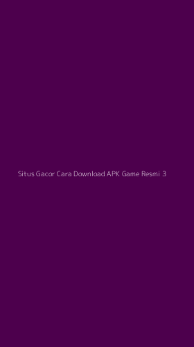 Tampilan Antarmuka Aplikasi Situs Gacor Cara Download Apk Game Resmi - 3