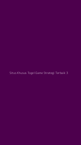 Tampilan Antarmuka Aplikasi Situs Khusus Togel Game Strategi Terbaik - 3