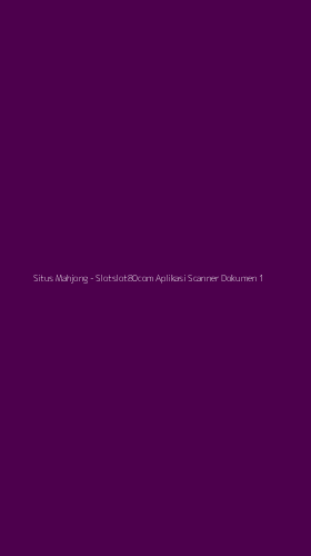 Tampilan Antarmuka Aplikasi Situs Mahjong - 1