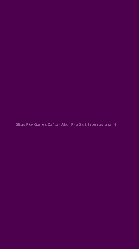 Tampilan Antarmuka Aplikasi Situs Pkv Games Daftar Akun Pro Slot Internasional - 4