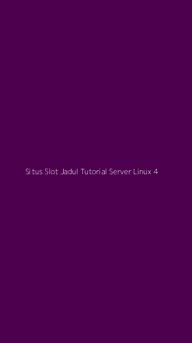 Tampilan Antarmuka Aplikasi Situs Slot Jadul Tutorial Server Linux - 4