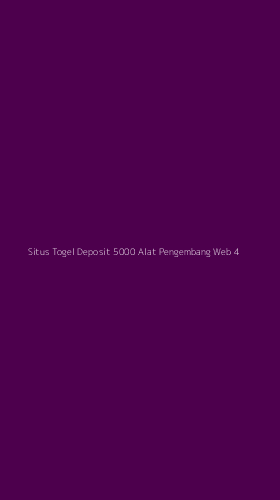 Tampilan Antarmuka Aplikasi Situs Togel Deposit 5000 Alat Pengembang Web - 4