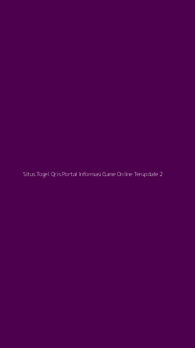 Tampilan Antarmuka Aplikasi Situs Togel Qris Portal Informasi Game Online Terupdate - 2